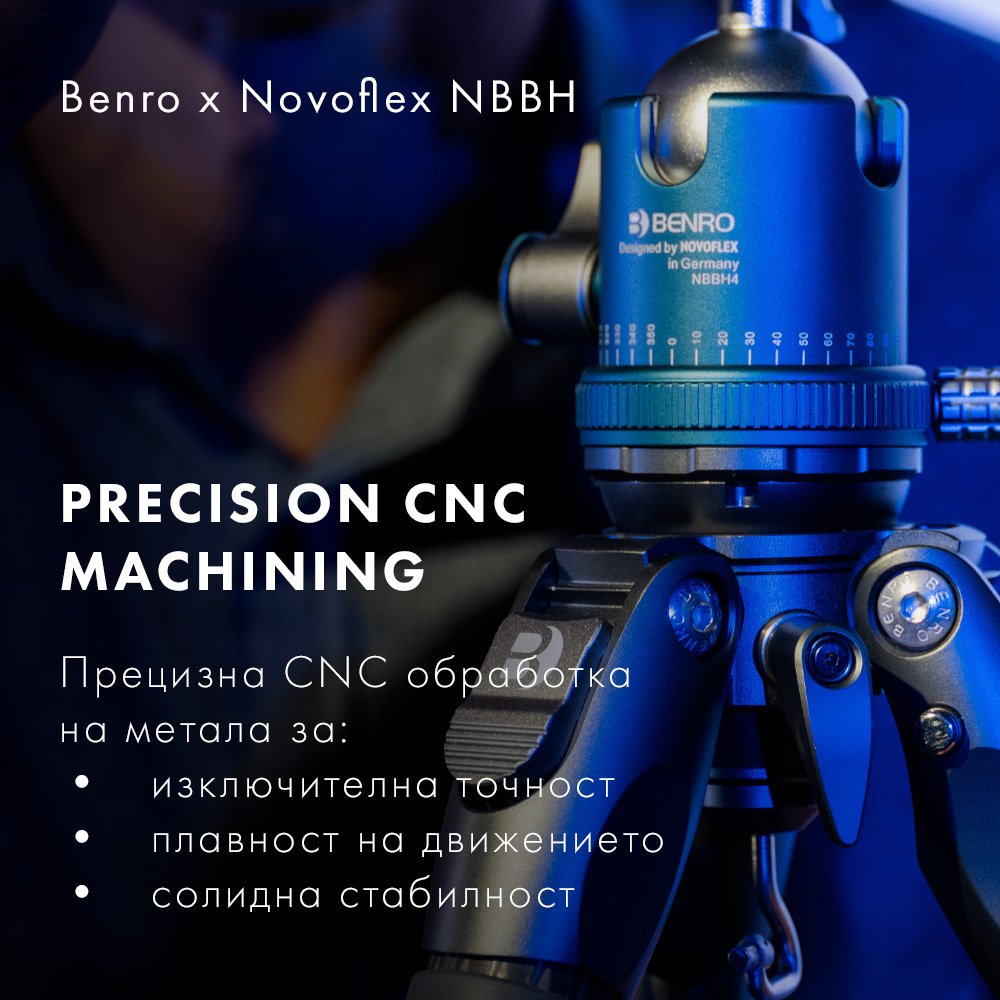 Ябълковидна глава Benro NBBH2 Novoflex (Small)
