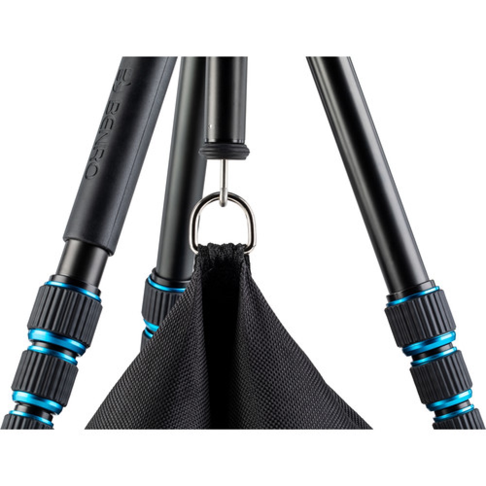 Алуминиев травъл статив с глава Benro Tripster FTR09AB00GBLU Blue