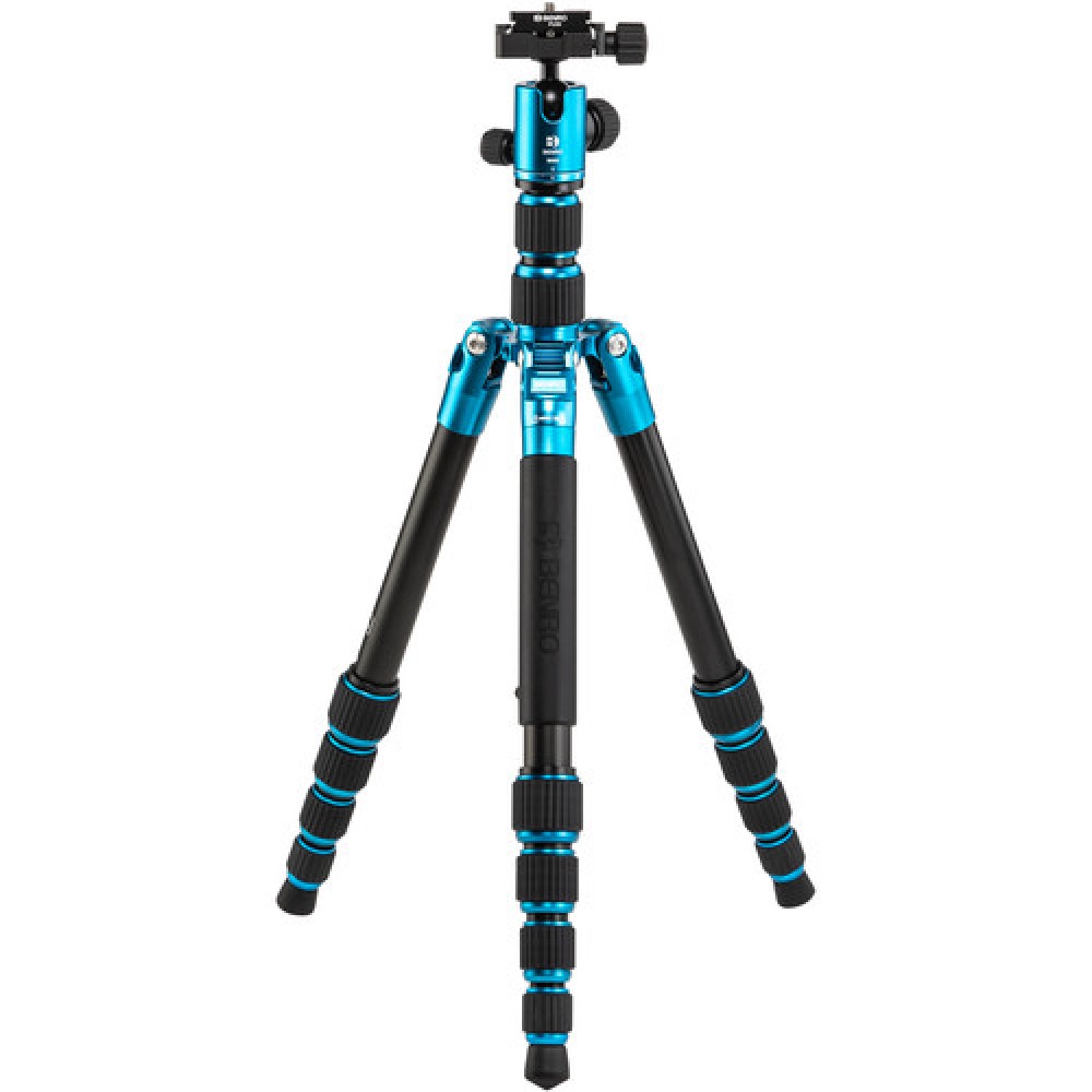 Алуминиев травъл статив с глава Benro Tripster FTR09AB00GBLU Blue